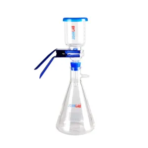 1000 mL Lab Vacuum Filtration Apparatus, Flask to Filter Solutions, Oils, E-Liquids, and More, 1000 mL Filtering Flask and 300 mL Graduated Funnel, Glass Suction Filtering Kit.