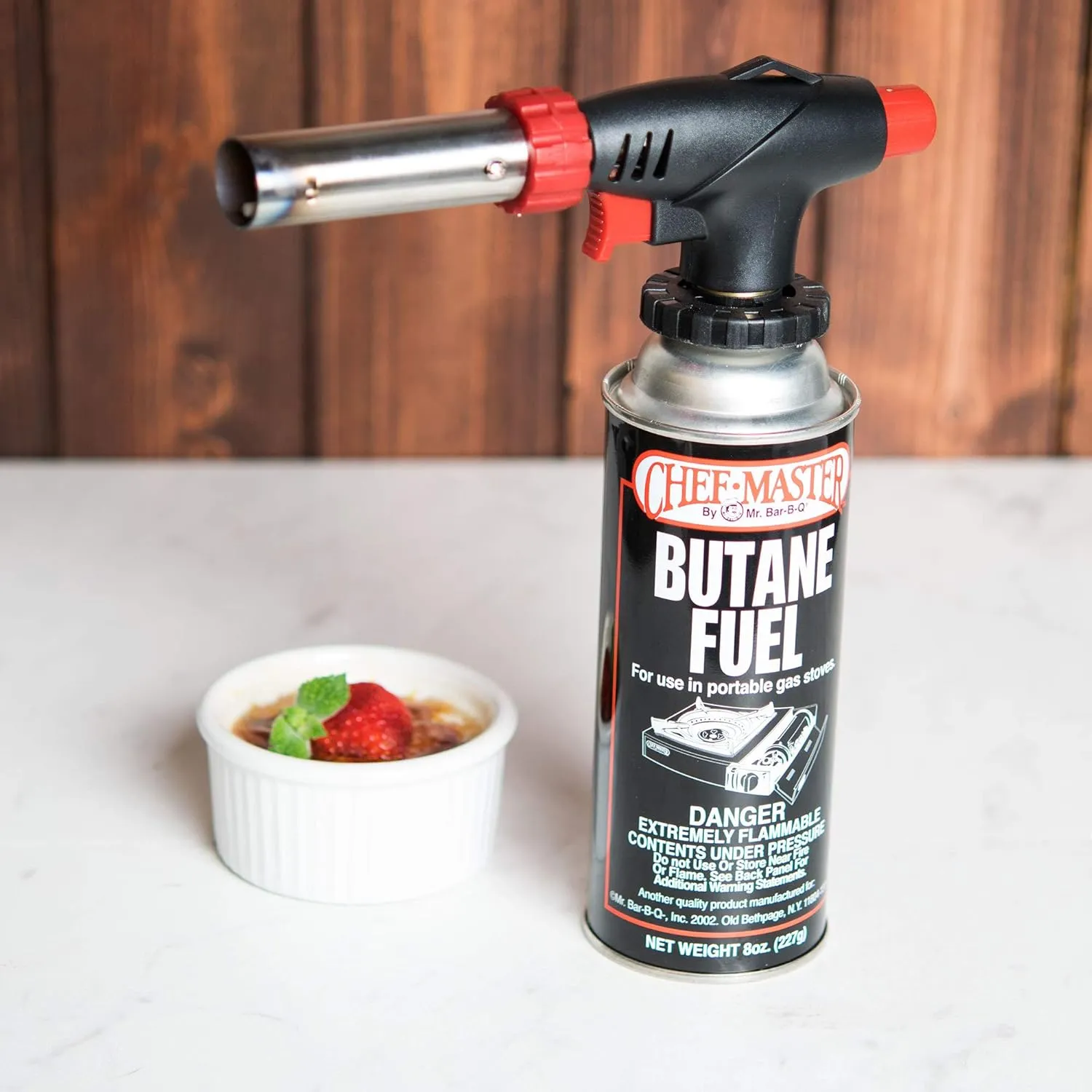 12 x 8oz. Butane Fuel Canister, Tin Canister for Tailgating, Picnics, Hikings, Road Trips, Car Campings, Butane Fuel Refill for Kitchen Torch, Portable Stove, Portable Camp Stoves by Chef Master 90340