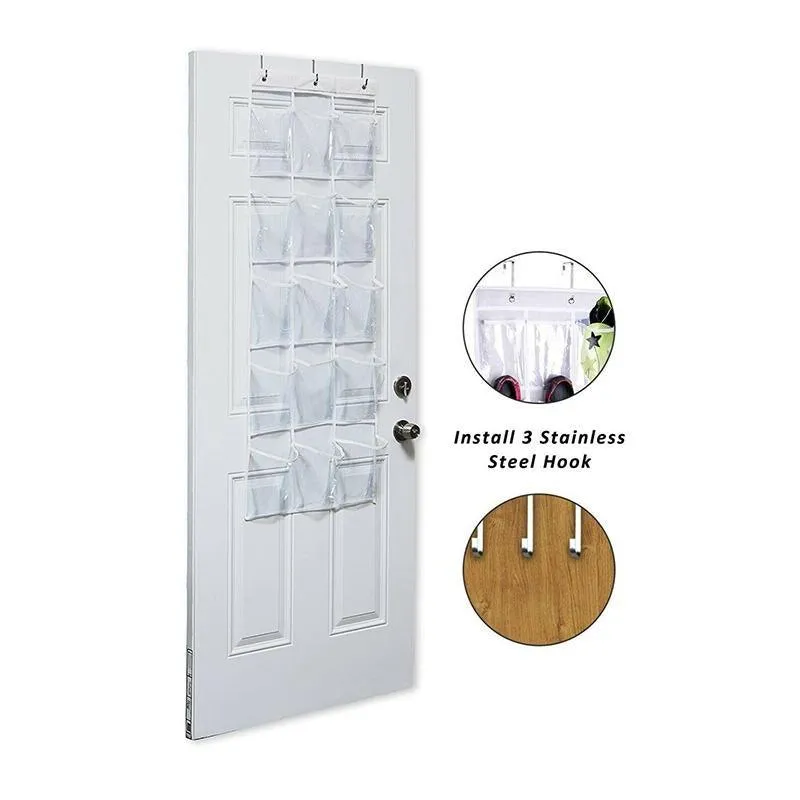 15 Pockets Waterproof Hanging Over the Door Organizer Accessories Storage 1PCS