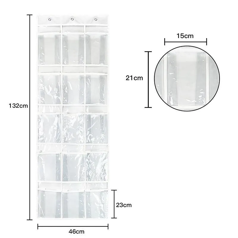 15 Pockets Waterproof Hanging Over the Door Organizer Accessories Storage 1PCS