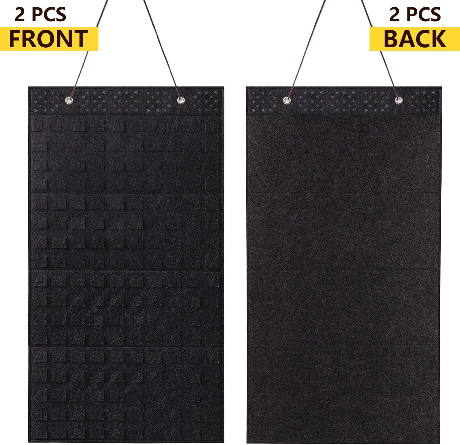 2 PCS L-170 Slots Wall Hanging Brooch Pin Organizer,Pins Collection Display Case,Brooch Collection Storage Holder(Not Include any Accessories)