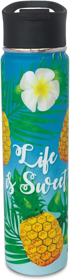 25 oz. Hawaiian Style Island Flask Tumbler 750mL (Life is Sweet)