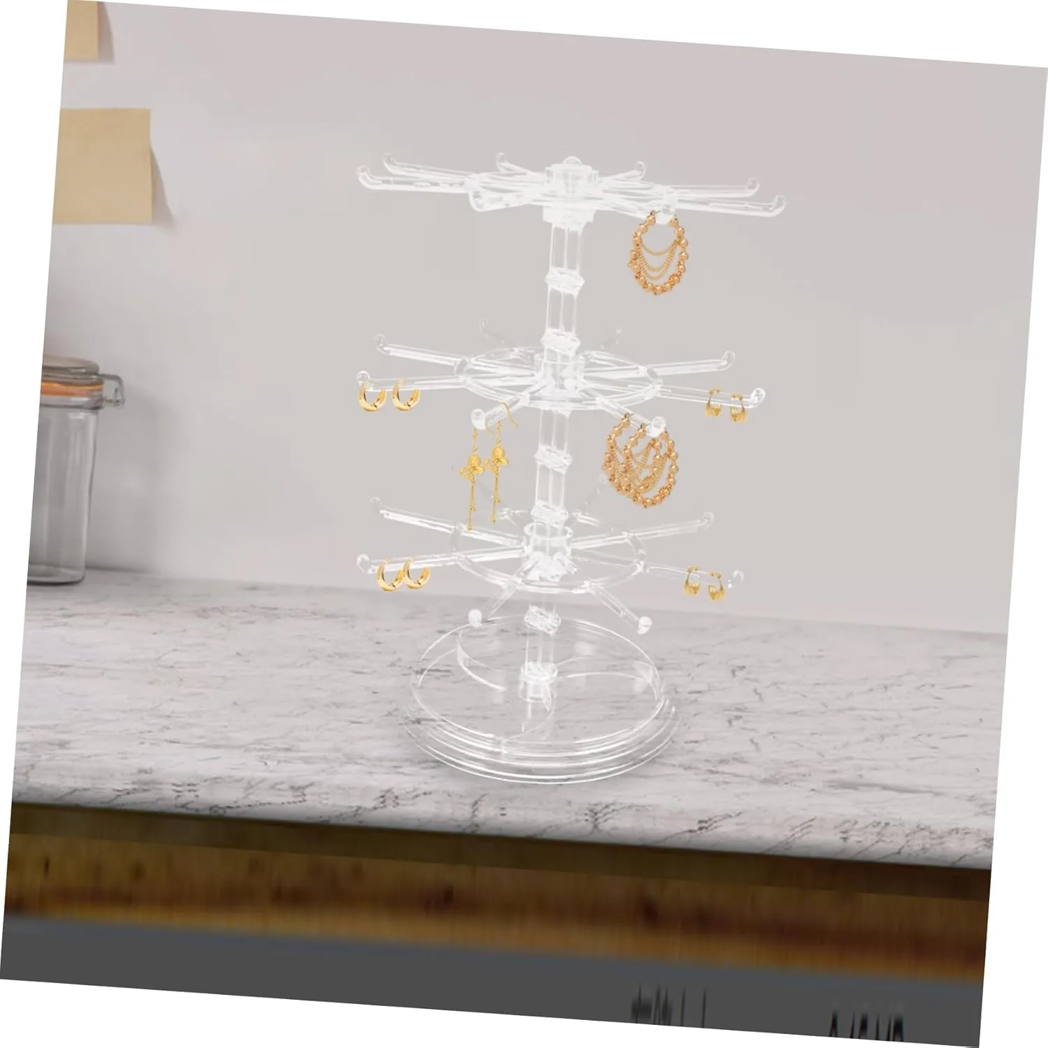 3 Tire Rotating Jewelry Stand