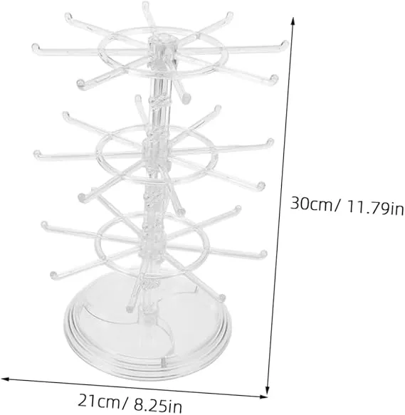 3 Tire Rotating Jewelry Stand