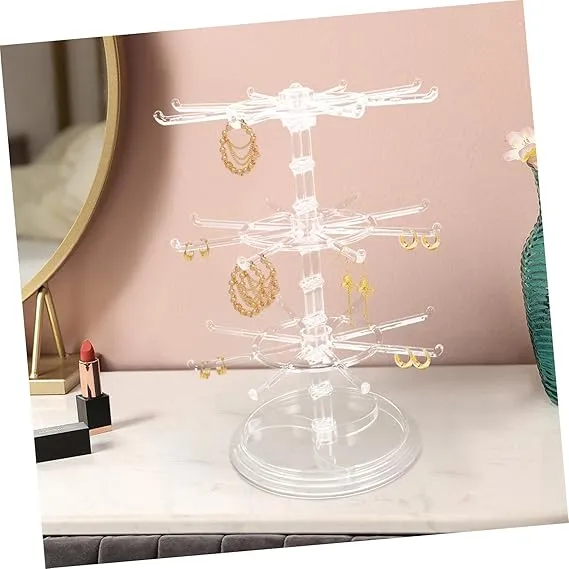 3 Tire Rotating Jewelry Stand