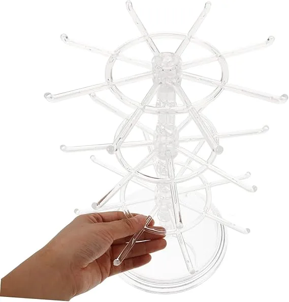 3 Tire Rotating Jewelry Stand