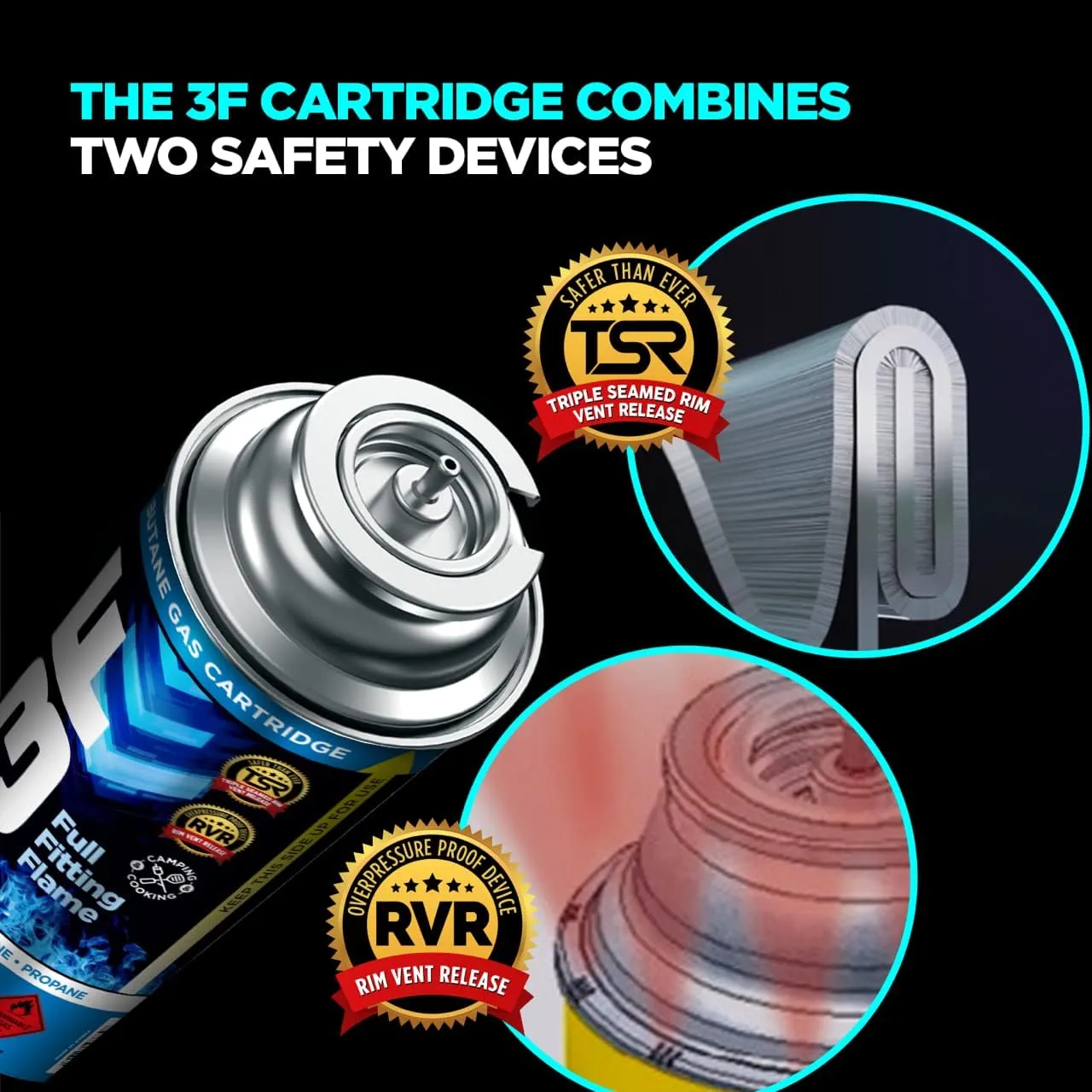 3F Culinary Professional Torch   4 Butane Canisters Included Cooking Torch Baking Searing Campfires Charcoal Grills Camping Butane Fuel