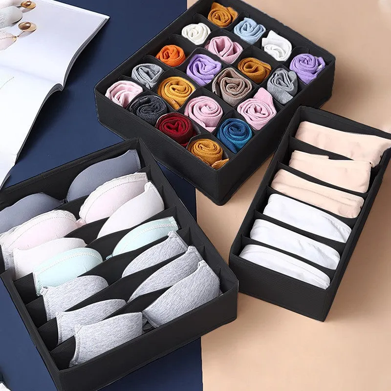 3Pc Drawer Closet Organizer