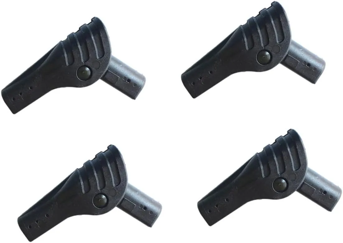 4 Pack Tent Pole Repair Hinge Nylon Folding Joint for Canopy Fittings Tent Support Rod Connector