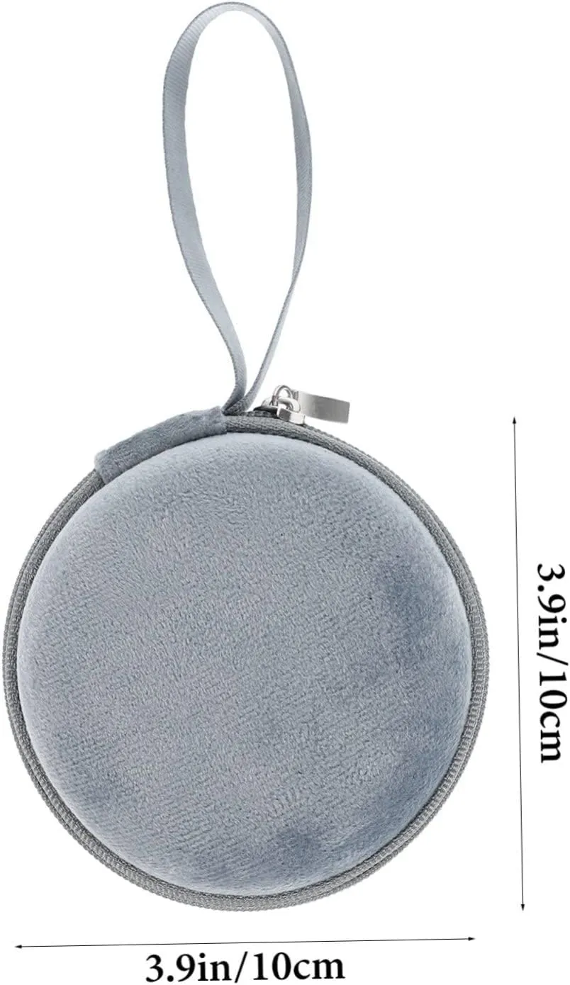 5pcs Essential Oil Holder Round Essential Oil Storage Case Portable Bottle Bag Nail Polish Case