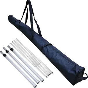 8ft Pipe and Drape Stand Bag - Upright and Crossbar Bag for Metal Backdrop Stand