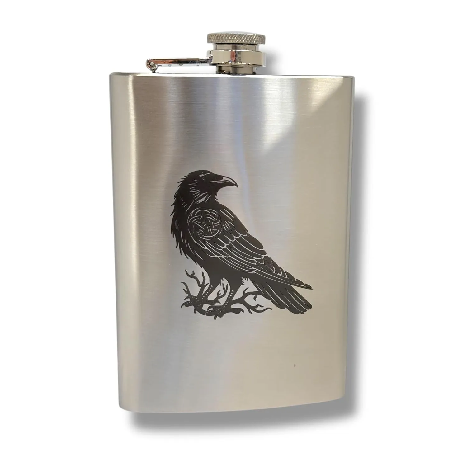 8oz Crow Raven Flask (8oz Stainless Steel)
