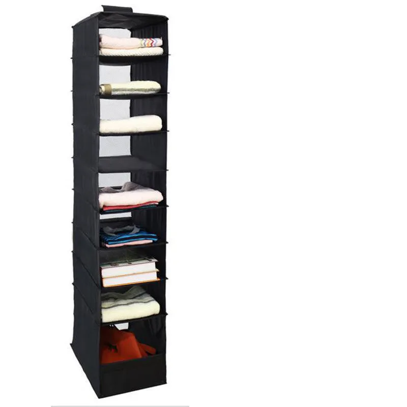 9 Cell Hanging Box Underwear Sorting Clothing Shoe Jean Storage Mails Door Wall Closet Organizer Closet Organizadores Bag