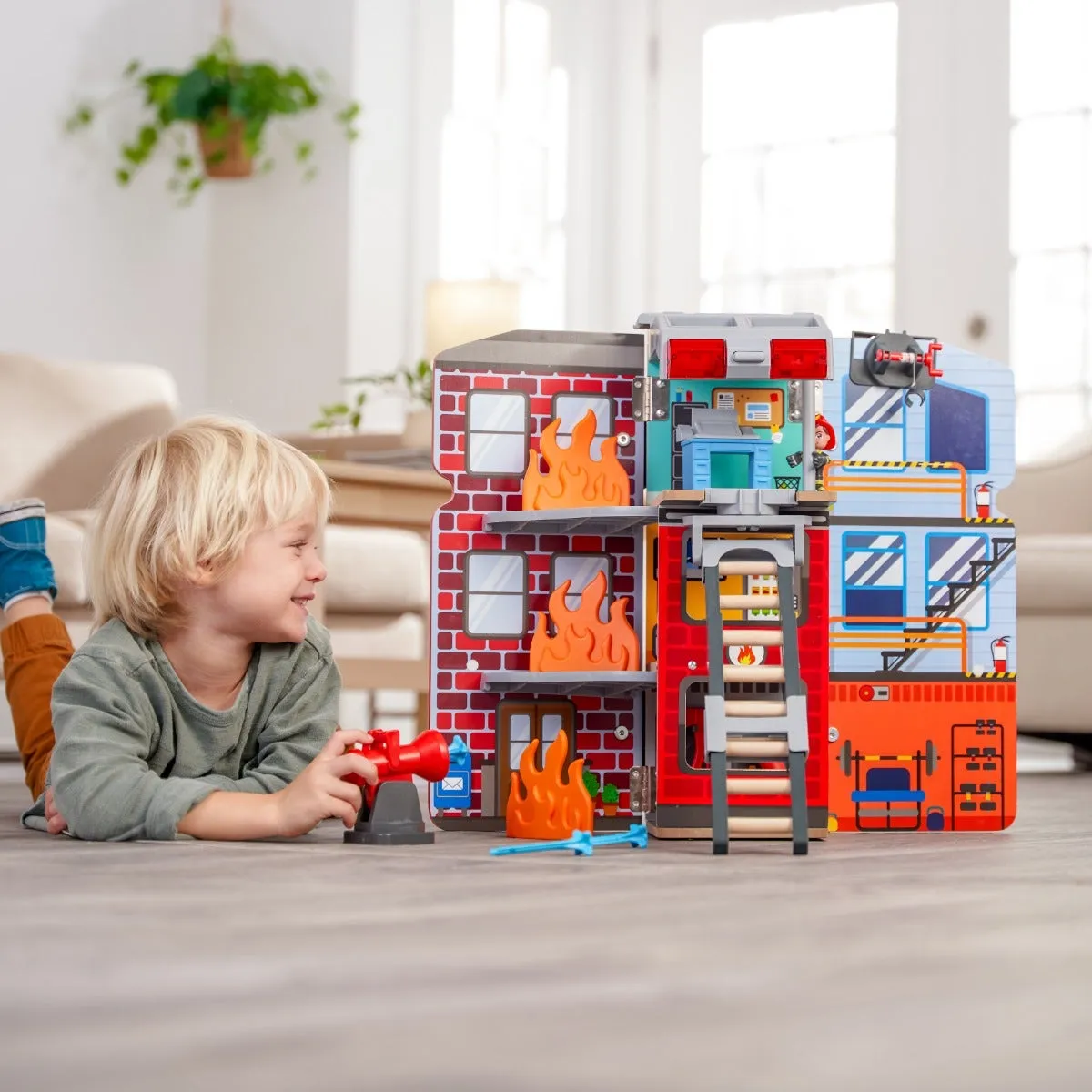 Adventure Bound™ 2-in-1 Transforming Fire Truck Play Set