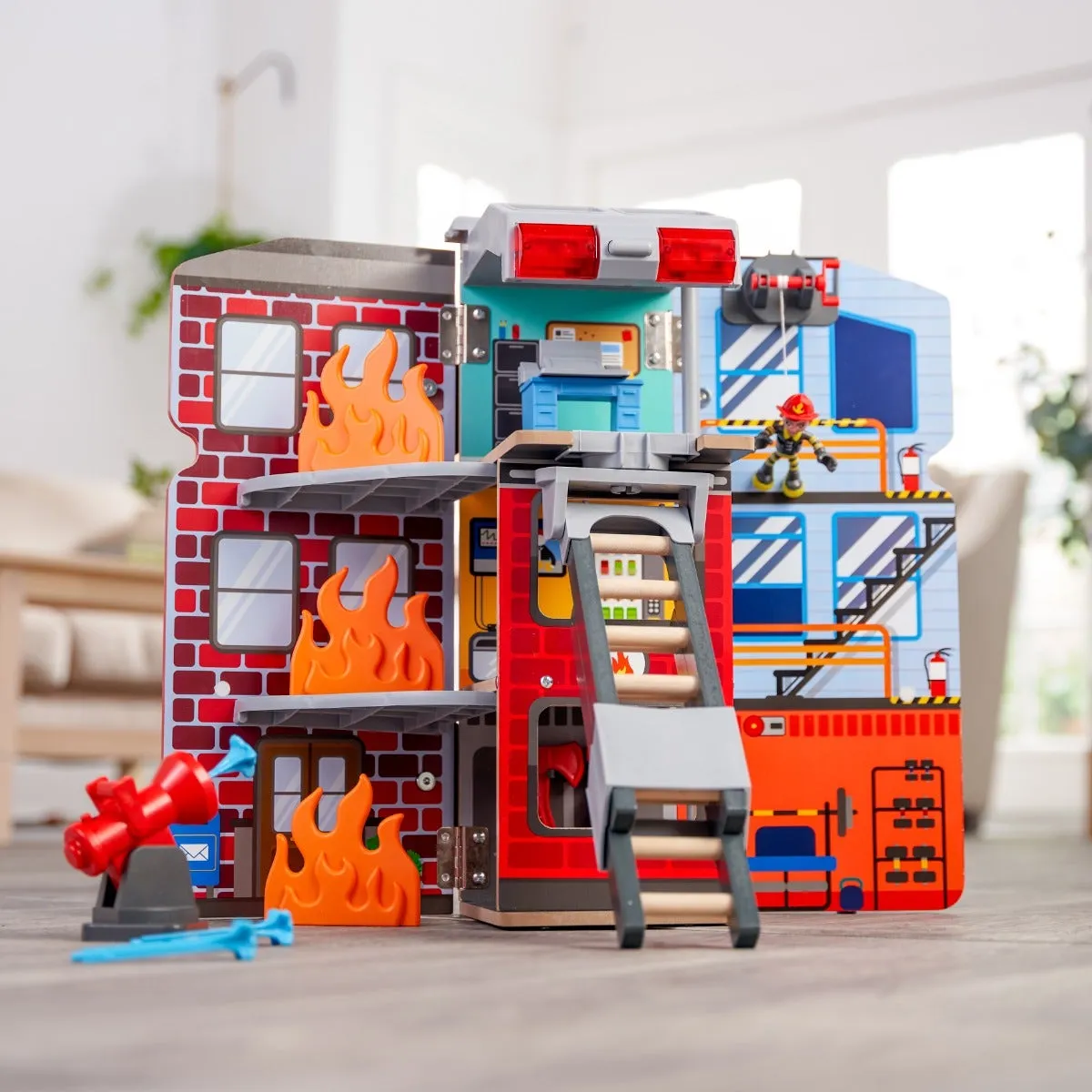 Adventure Bound™ 2-in-1 Transforming Fire Truck Play Set