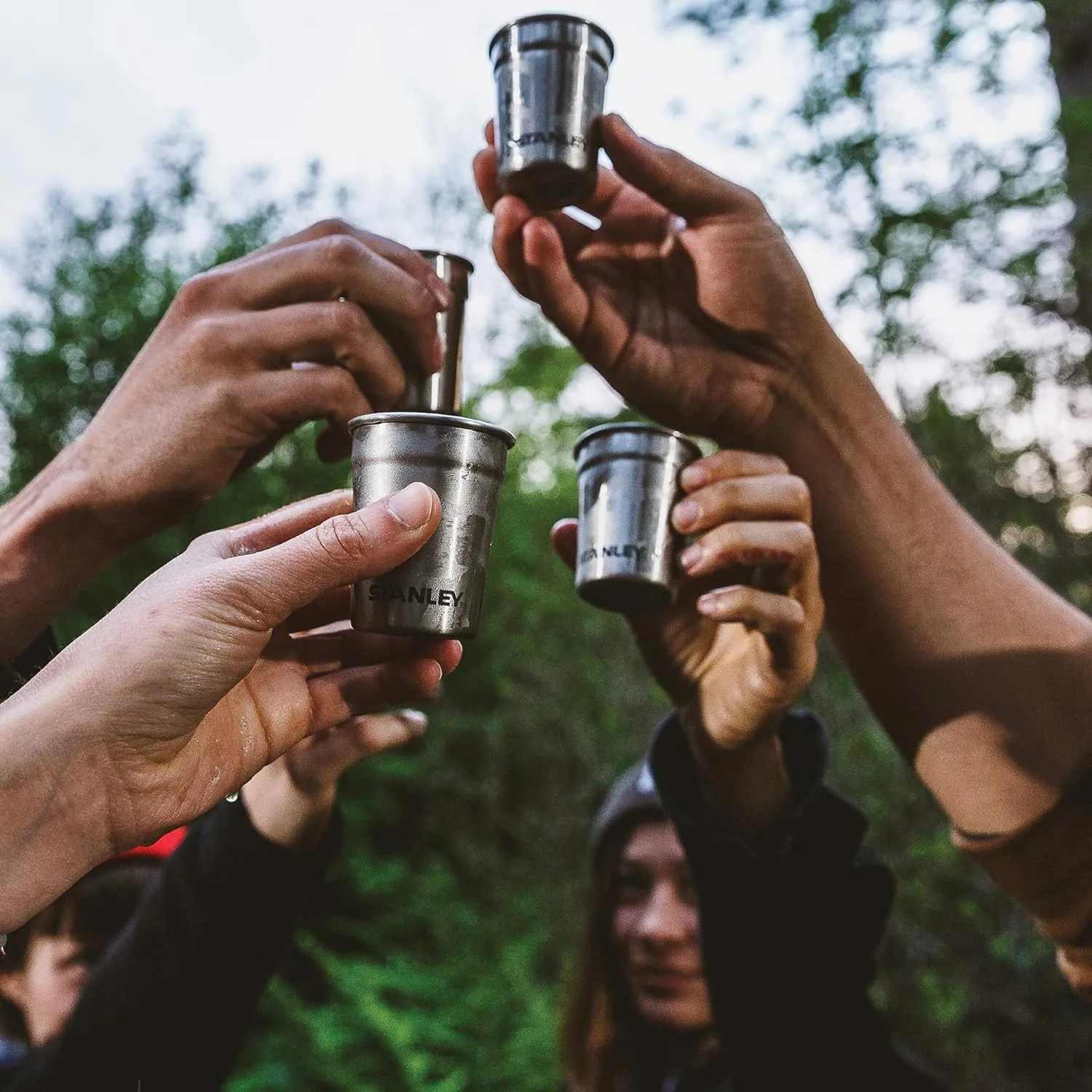 Adventure Pre-Party Shot Glass   Flask Set