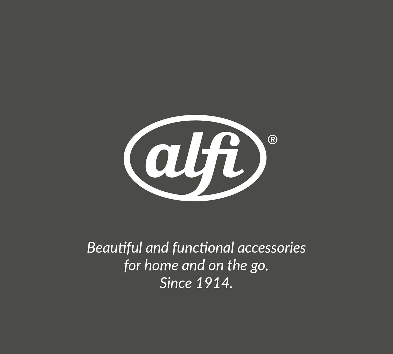 ALFI Thermos Flask, Stainless steel Plastic Glass, Cool Grey, 1 Litre