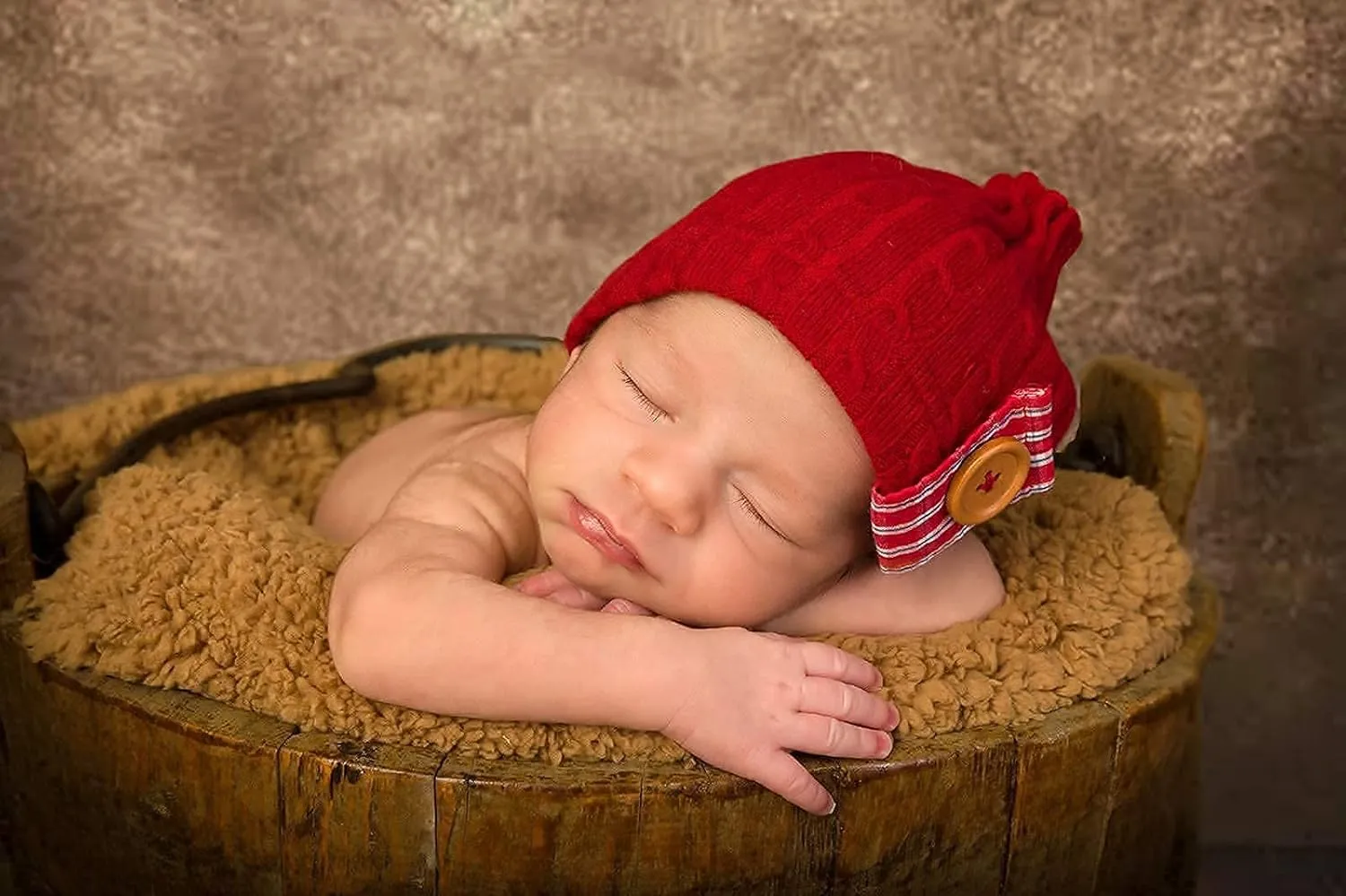 Allenjoy 5x7ft Soft Fabric Brown Wall with Wooden Floor Photography Backdrop Newborn Baby Photoshoot Abstract Portraits Photo Background Photographer Props