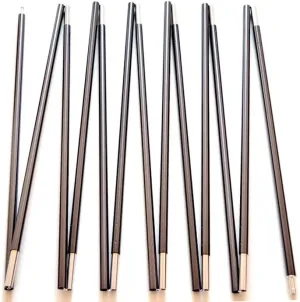 Aluminum Tent Poles Replacement Accessories Folding Support Rod for Camping Hiking -9.5mm (9.5mmx 12.86ft)