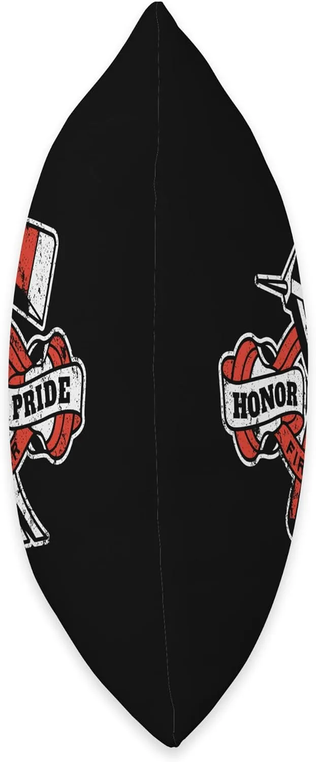 American Firefighter & Fire Department Designs Honor Pride Firefighter Axe Halligan Fireman Fire Rescue Throw Pillow, 18x18, Multicolor