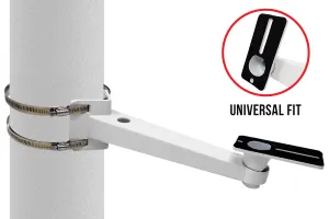 AmSecu Universal CCTV Pole Mount Security Camera Housing Mount