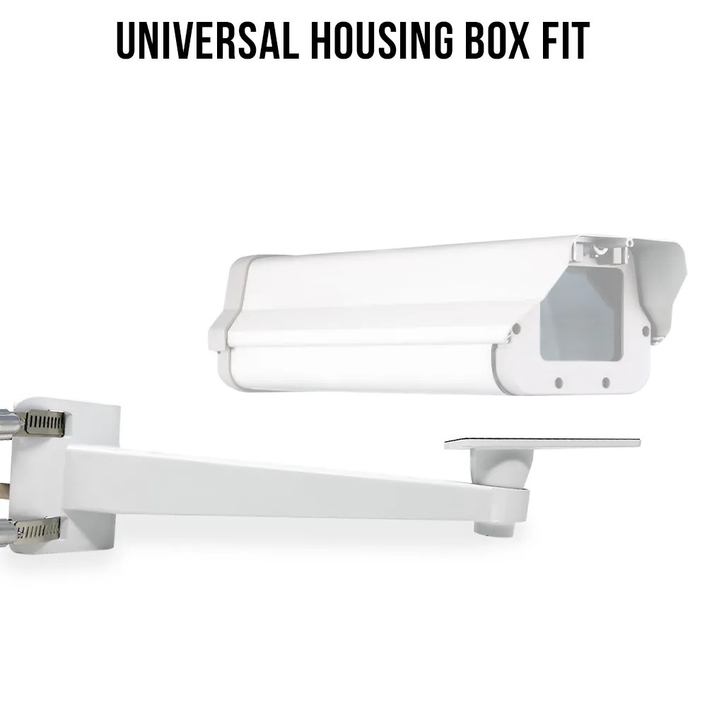 AmSecu Universal CCTV Pole Mount Security Camera Housing Mount