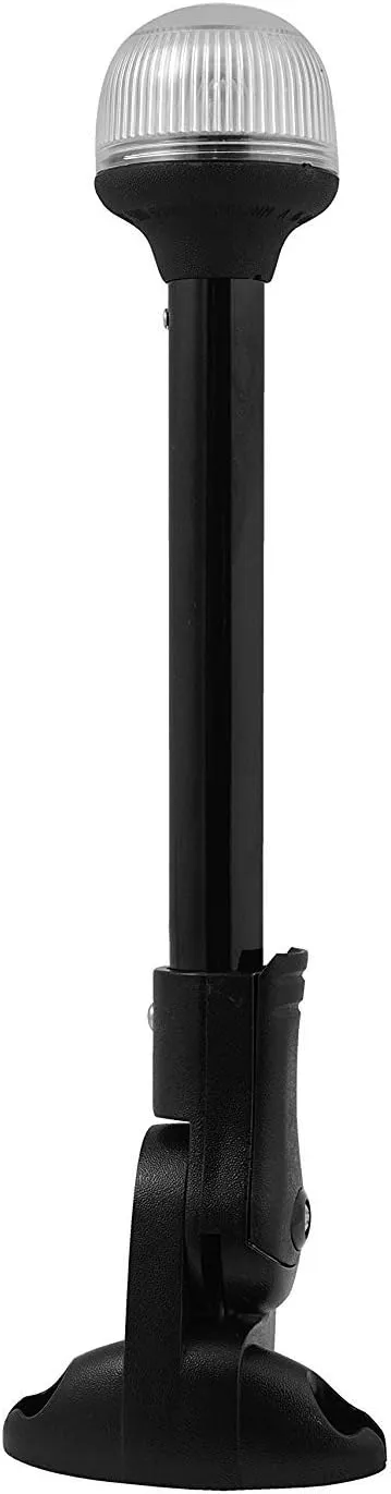 Attwood 5358-P12-7 Folding All-Round Incandescent Pole Light 12”