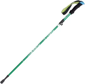 Auminum Alloy Telescopic Ultralight Trekking Pole Anti Shock Hike Folding Stick (Argento 1PCS)