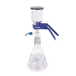AUTOARK Borosilicate Glass 1000ml Filtering Flask Vacuum Filtration Distillation Apparatus with 300ml Graduated Funnel for Laboratory Solvent Filtering,AIS-021