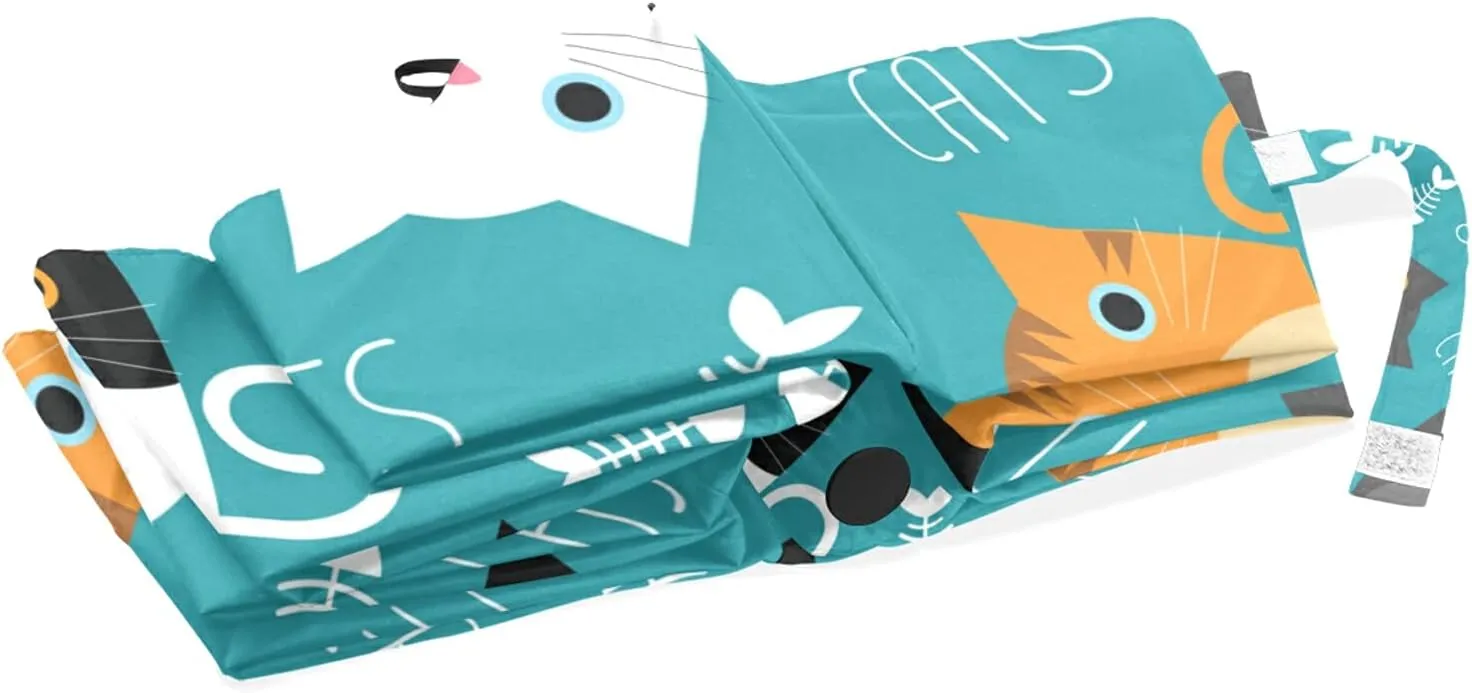 Automatic Folding Umbrella, Portable Strong Travel Rain Umbrella, Auto Open/Close Lightweight Compact Sun Anti-UV Parasol
