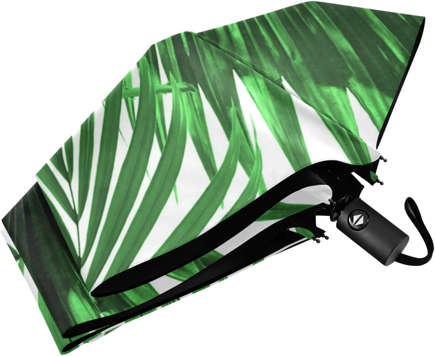 Automatic Lightweight Folding Umbrella, Auto Open/Close Portable Sun Travel Parasol, Compact Anti-UV Strong Rain Umbrella