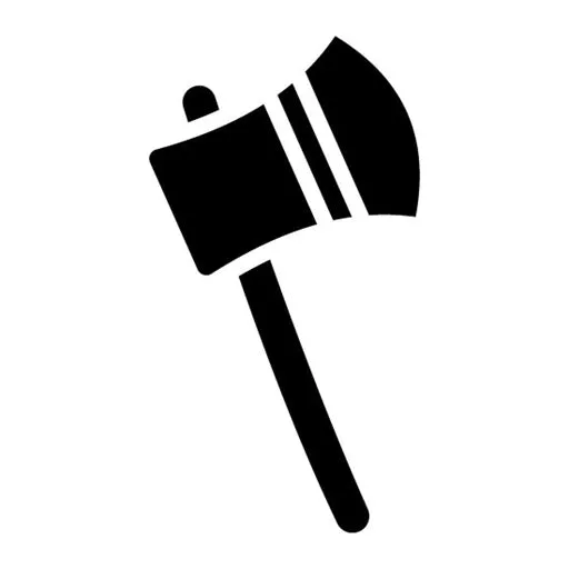 Axe Glyph Icon