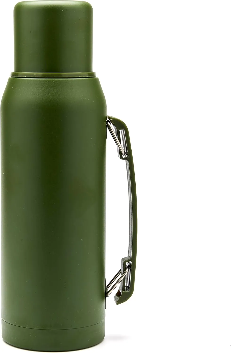 BALIBETOV thermal flask for mate - Vacuum Insulated With Double Stainless Steel Wall - BPA Free - A Thermic bottle Specially Designed for Use With Mate Cup or Mate Gourd (33.8 fl oz, Green)