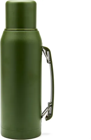 BALIBETOV thermal flask for mate - Vacuum Insulated With Double Stainless Steel Wall - BPA Free - A Thermic bottle Specially Designed for Use With Mate Cup or Mate Gourd (33.8 fl oz, Green)