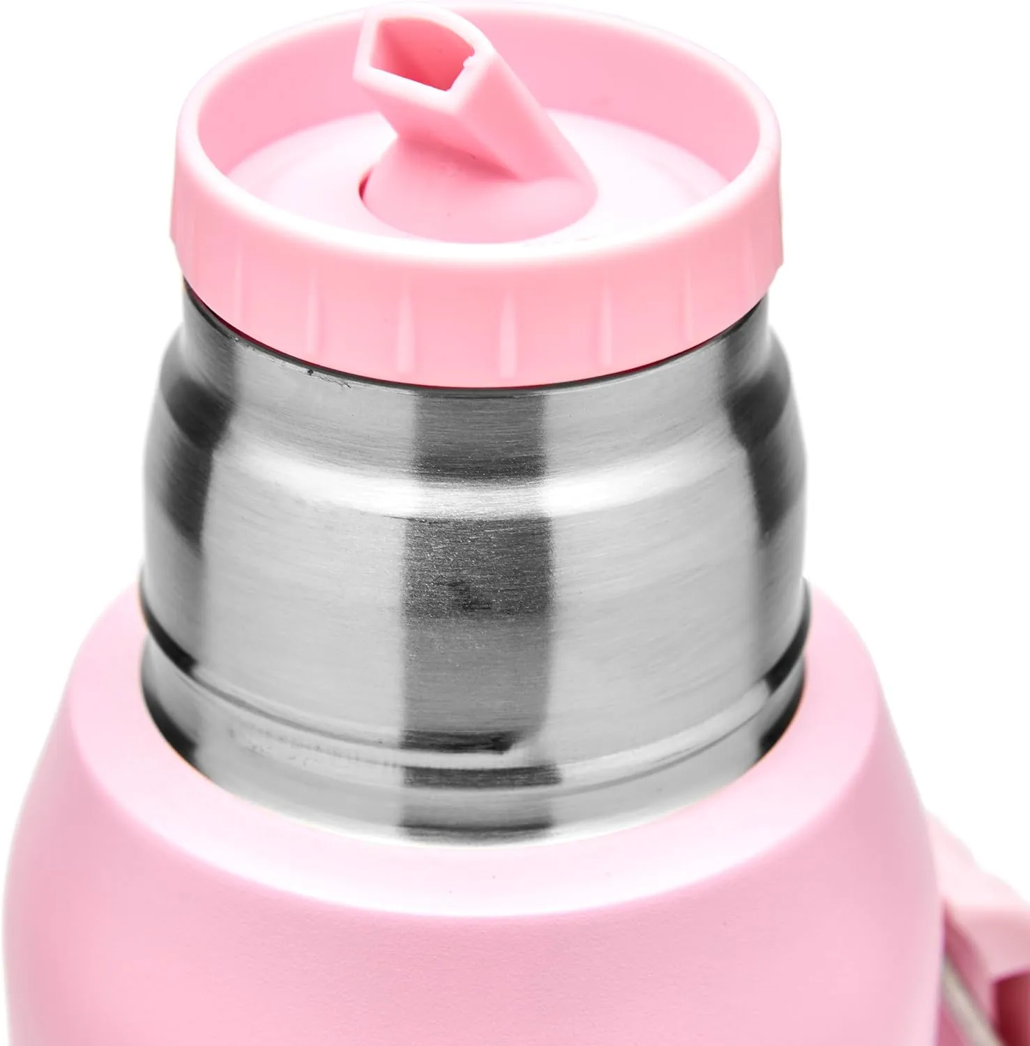 BALIBETOV thermal flask for mate - Vacuum Insulated With Double Stainless Steel Wall - BPA Free - A Thermic bottle Specially Designed for Use With Mate Cup or Mate Gourd (33.8 fl oz, Pink)
