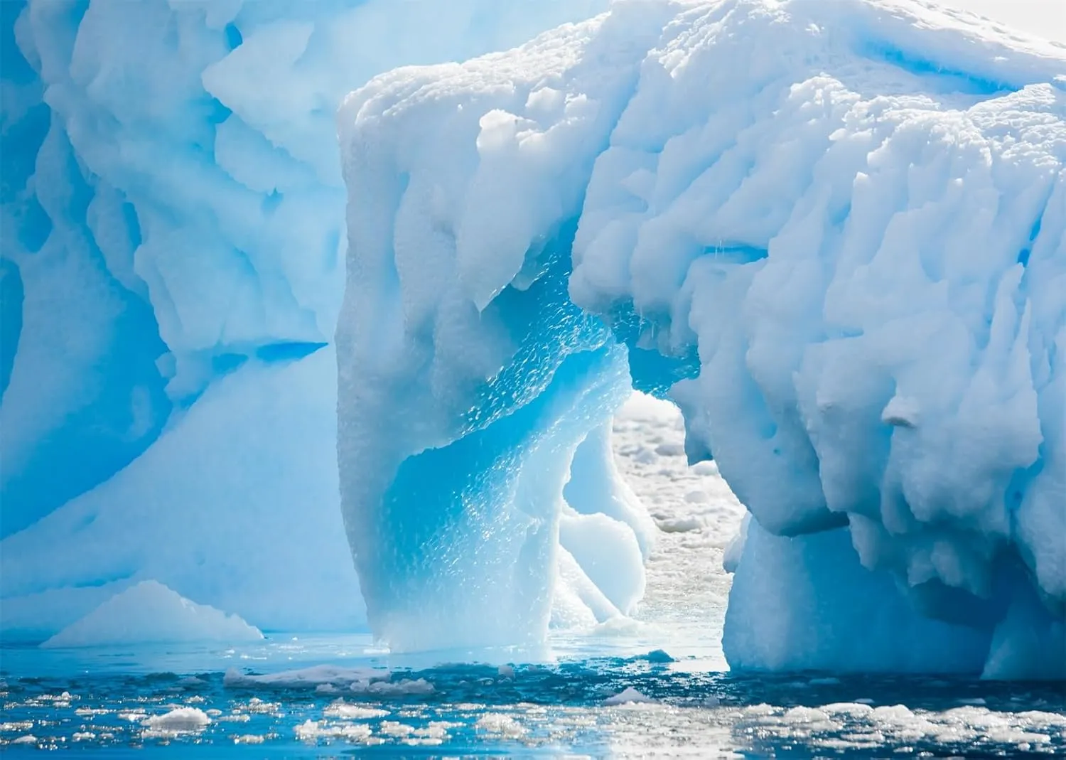BELECO 9x6ft Fabric Polar White Iceberg Backdrop Antarctic Ocean Glacier ICY Cliff Snowy Mountains Snow Ice World Arctic Background Winter Polar Sea Nature Scenery Photography Studio Props