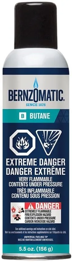 Bernzomatic 5.5 oz. Butane Gas Refill Canister