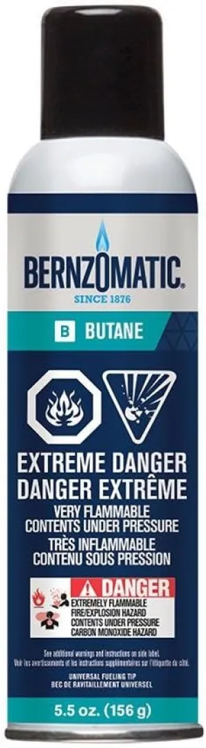 Bernzomatic 5.5 oz. Butane Gas Refill Canister