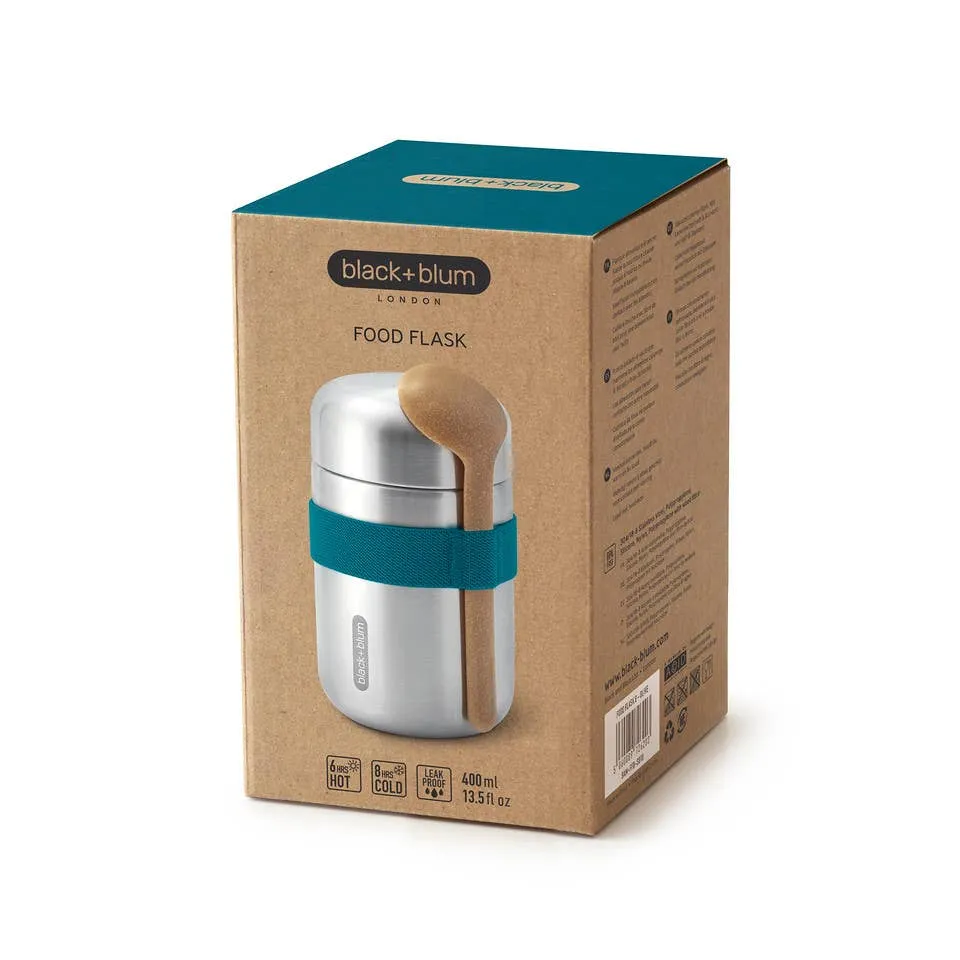 Black Blum - Insulated Flask - Leak Proof Stainless Steel Food Flask: Olive