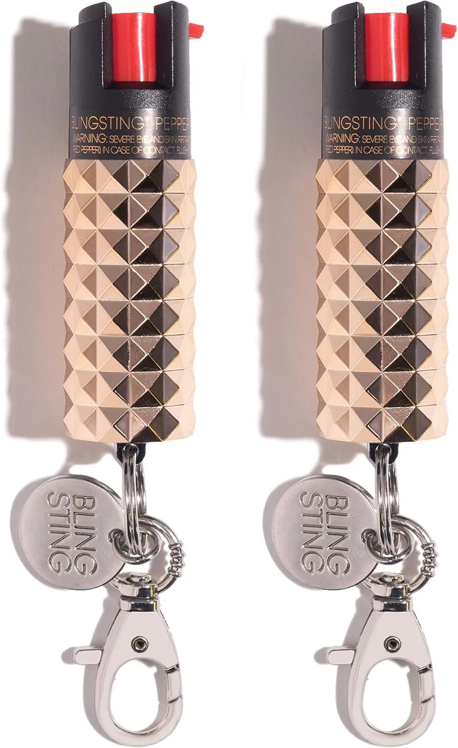 BLINGSTING BLINGSTING Pepper Spray Maximum OC Strength Self Defense Spays for Women, 12 ft Spray Range & UV Dye