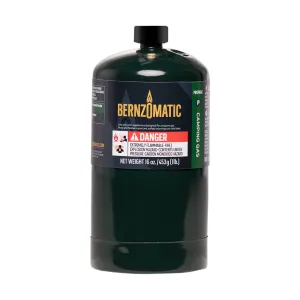 BOM Propane Camping Gas Cylinder 460gm by Companion & Bernzomatic