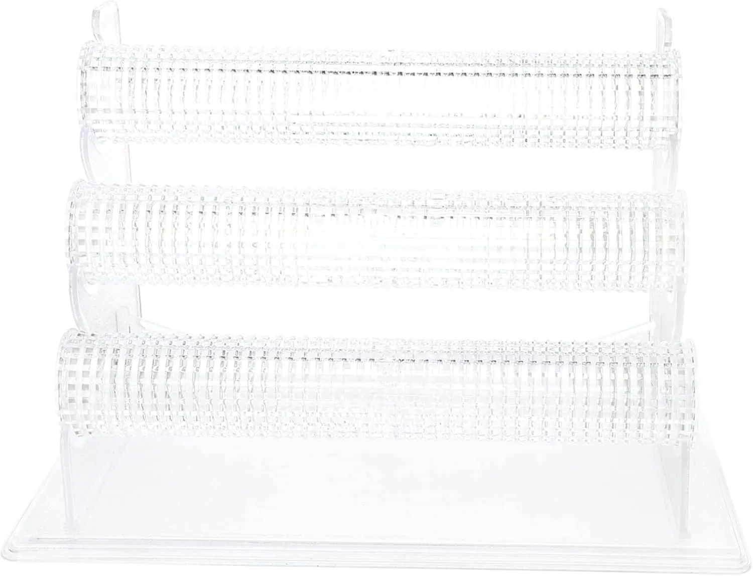 Bracelet Holder Display Stand 3 Layer Watch Stand Jewelry Rack Showcase Clear Pvc
