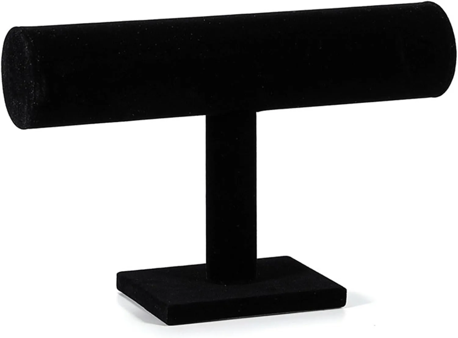 Bracelet Holder Pack of 5, Bracelet Organizer Display Stand, Velvet T-bar Jewelry Display Stand for Necklace Bangle Scrunchie Watch for Store, Showcase and Home,Black