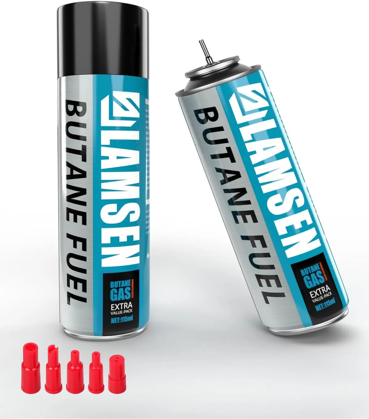 Butane Refill - 115ml, Butane Fuel for Torch Lighter, Butane Canister for Torch Lighter, Butane Fuel Gas for Cooking, Camping and Welding,2 Can