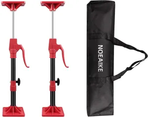 Cabinet Jack Support Pole,2-Pack 11-23 Inch Steel Adjustable Quick Support System Rod,Telescopic Third Hand Tools with 200lbs Capacity for Installing Cabinets/Lifting Drywall