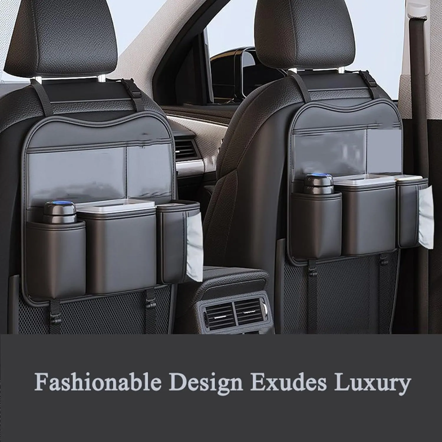 Car Seats Organizer for D&odge Avenger 2008-2013 Car Backseats Organizer Car Storage Bag Storage Pockets Back Seats Hanging Organizer