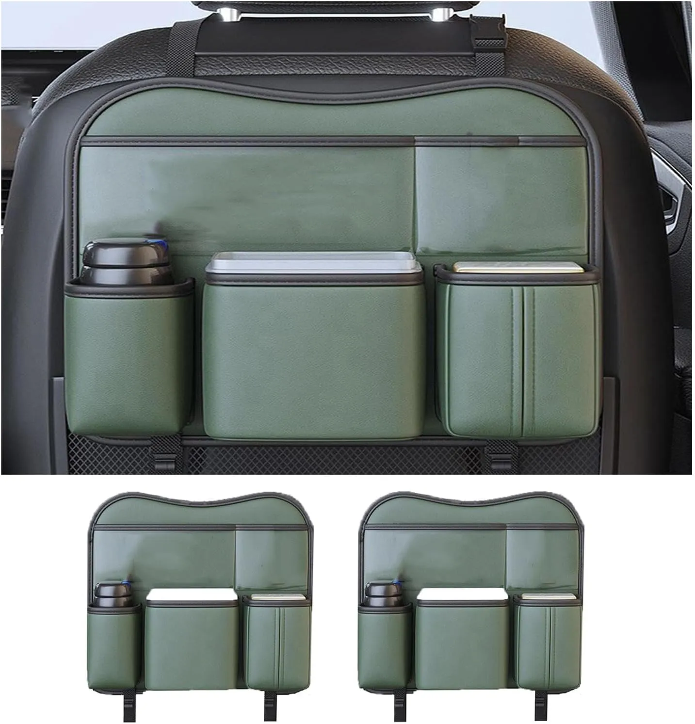 Car Seats Organizer for D&odge Avenger 2008-2013 Car Backseats Organizer Car Storage Bag Storage Pockets Back Seats Hanging Organizer