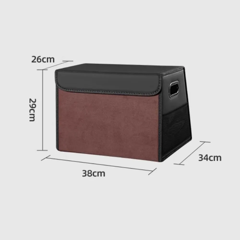 Car Storage Boot for Dodge Grand Caravan/Durango/Challenger Charger Durango RT,Car Storage Trunk Organizers Car Storage Travel Box Collapsible,A Small-C Coffee