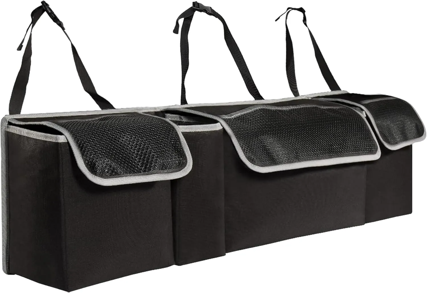 Car Trunk Organizer,Soft Felt Car Bag Organizer 35x10x4.7 inches Folding,for Honda CRV Civic Accord Ford Focus Fusion Toyota RAV4 Jeep SUV/Truck/Sedan/Van