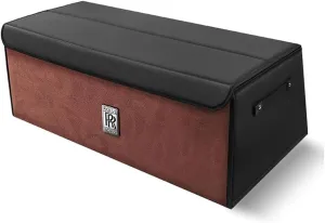 Car Trunk Storage Box for Rolls-Royce Dawn 2015-2020 2021 2022 2023 2024 2025,Foldable Storage Organiser Bag Trunk Boot Tidy Organiser Durable Large Volume Internal Accessories,75*37*30cm-D